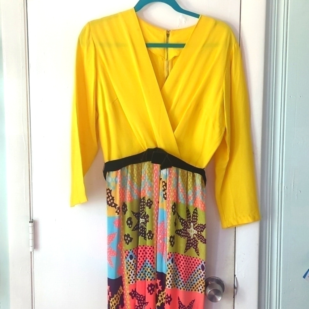 Retro Goddess Neon Maxi Sz 10/M